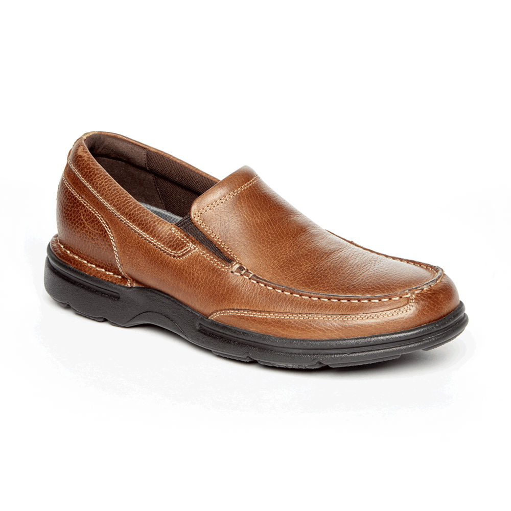 Sapato Vela Rockport Homem Marrom - Prowalker Eureka Plus - 40798QJRI